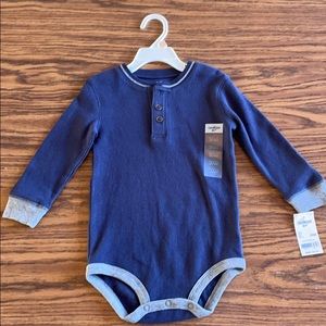 NWT Oshkosh thermal henley. Size 24 months. Warm!